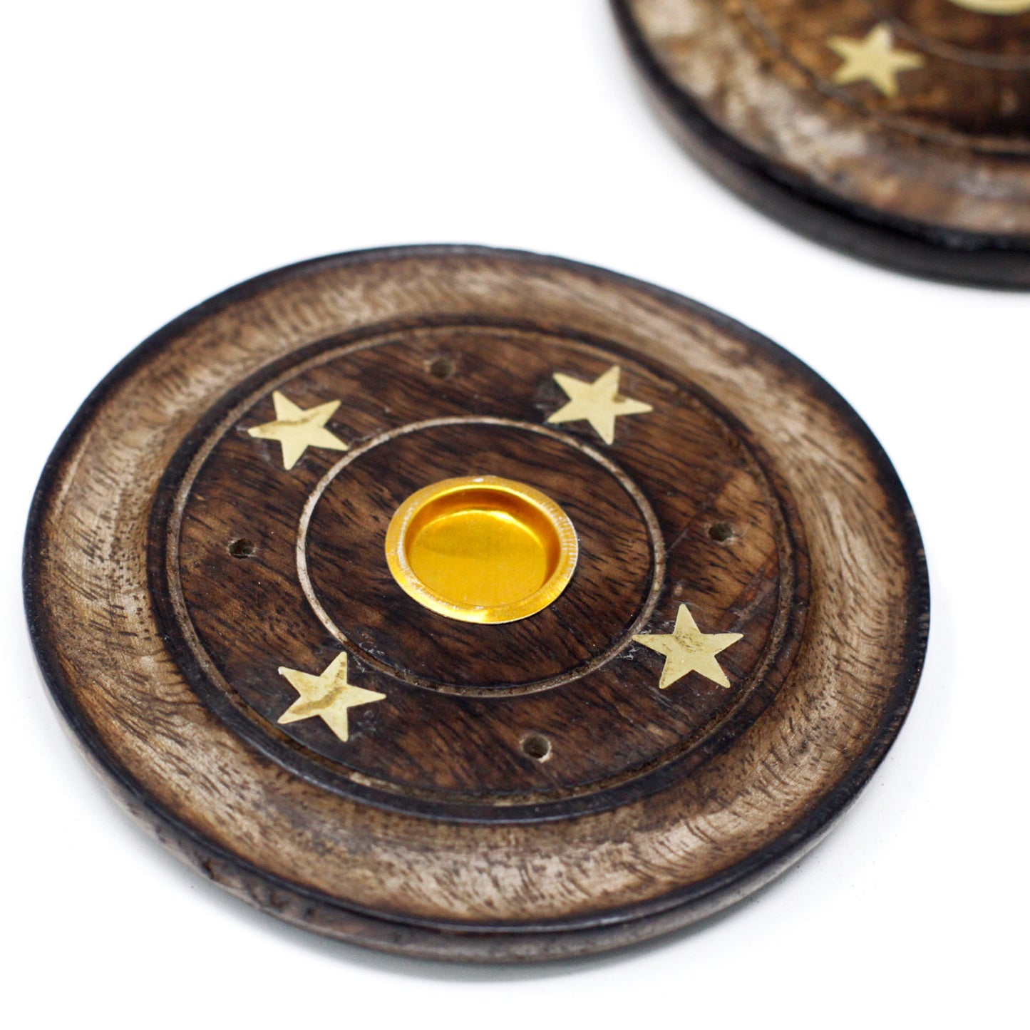 Mango Wood Disc 10cm (Cone & Incense) - CritchCorp Retail & Wholesale