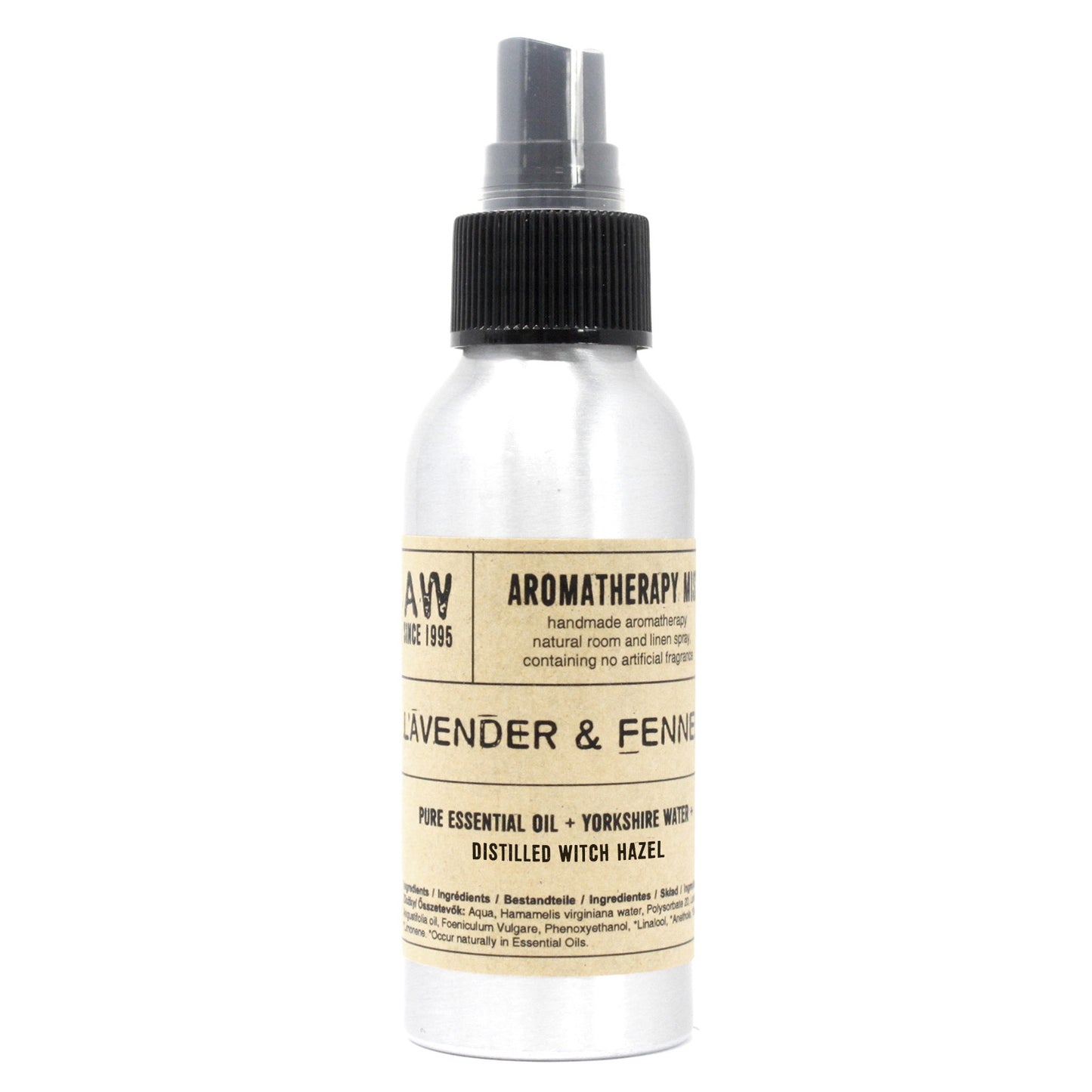 100ml Essential Oil Mist - Lavender & Fennel - CritchCorp Retail & Wholesale