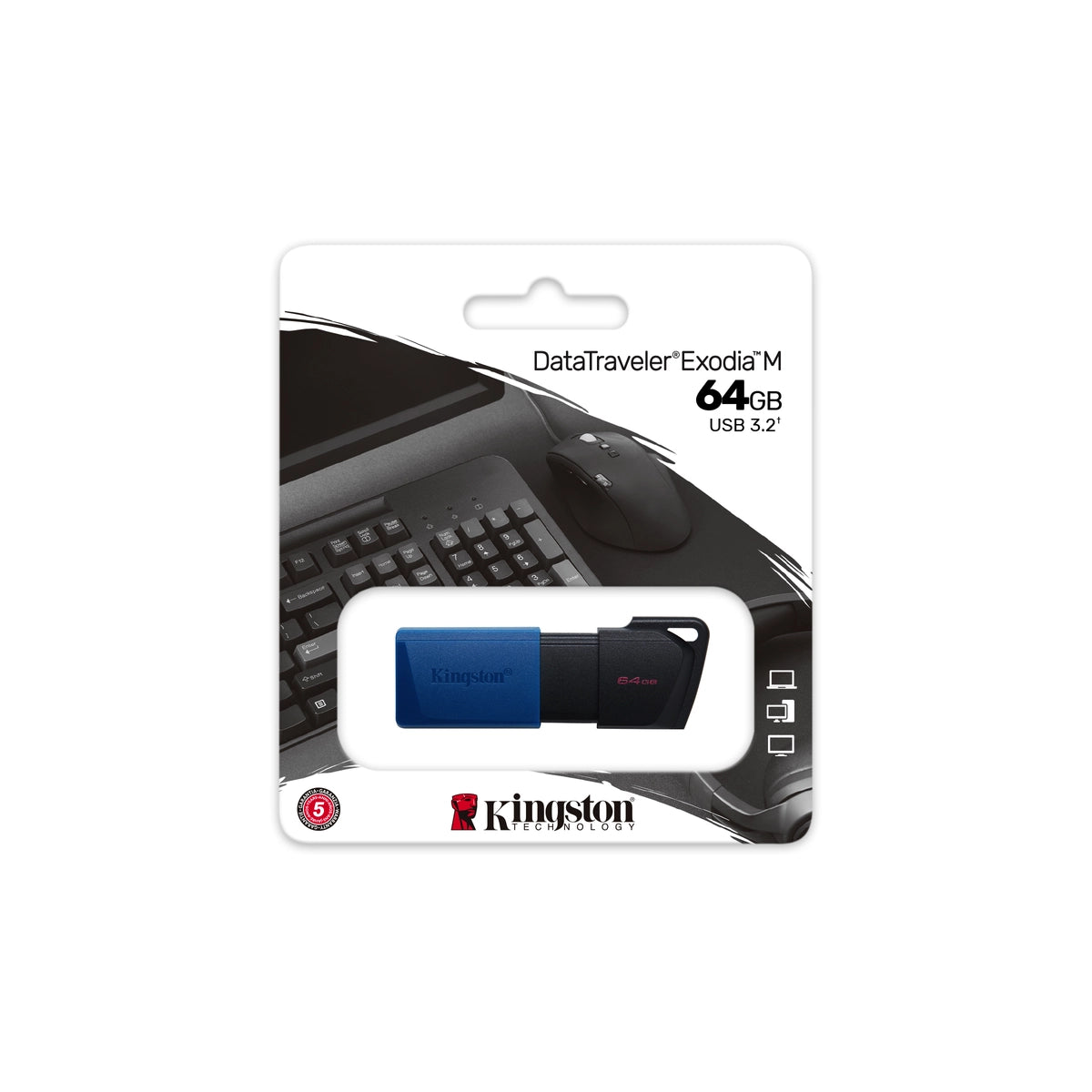 Kingston Data Traveler Exodia M 64GB USB 3.2 - CritchCorp Retail & Wholesale