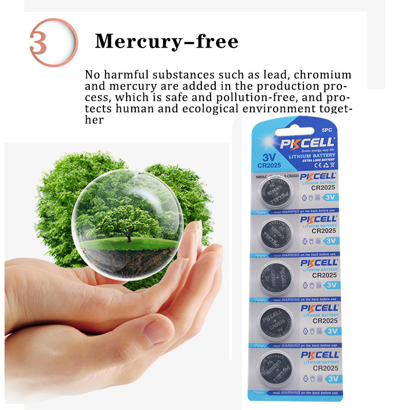 Pack of 5 x CR2025, E-CR2025, DL2025, 5003LC, 3V Coin Cell Button Battery - CritchCorp Retail & Wholesale