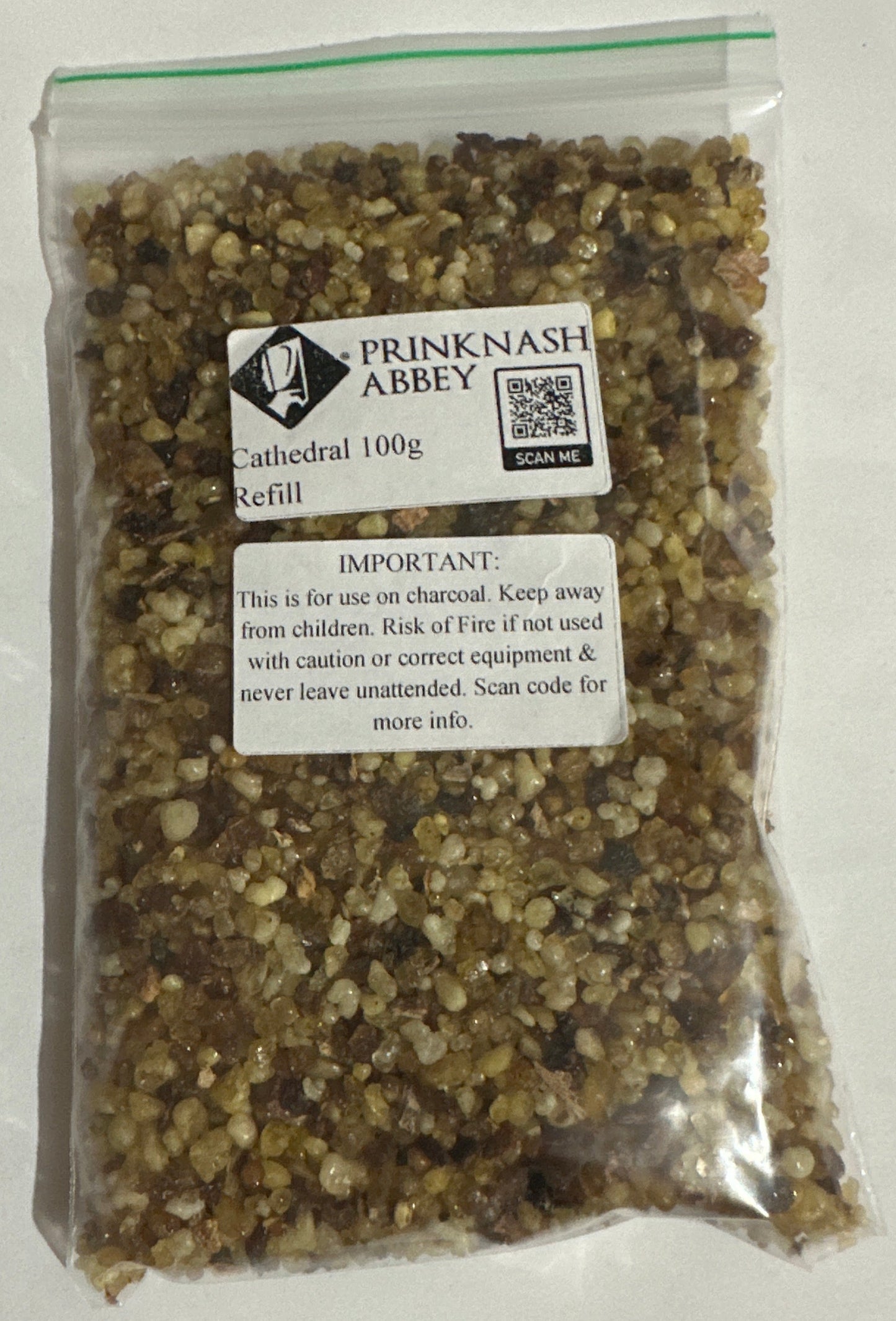 Genuine Prinknash Abbey 100g Resin Incense Refill bag - Cathedral Blend