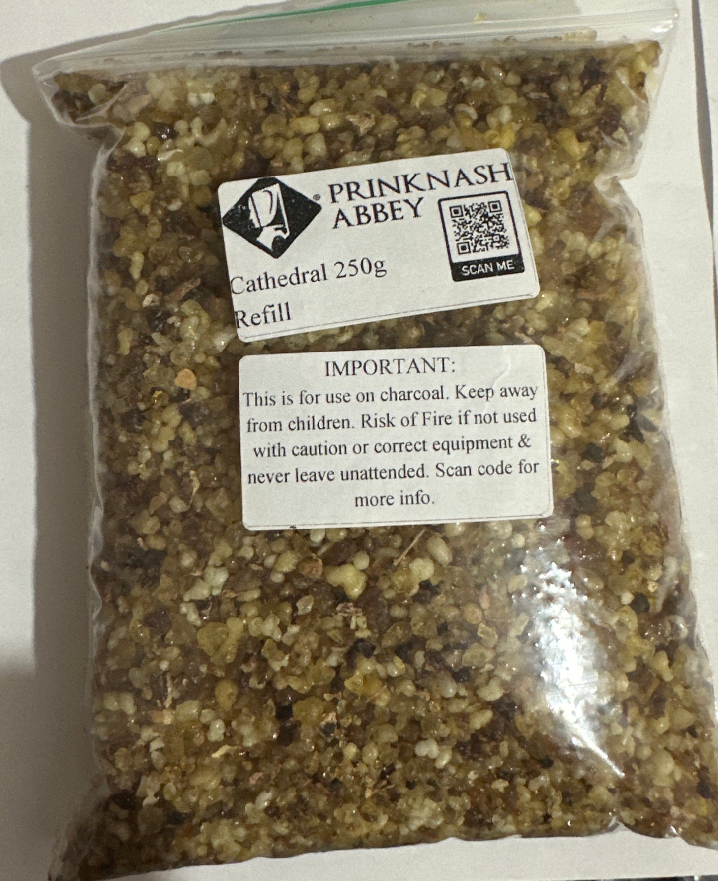 Prinknash Abbey 250g Resin Incense Refill Bag - Cathedral Blend