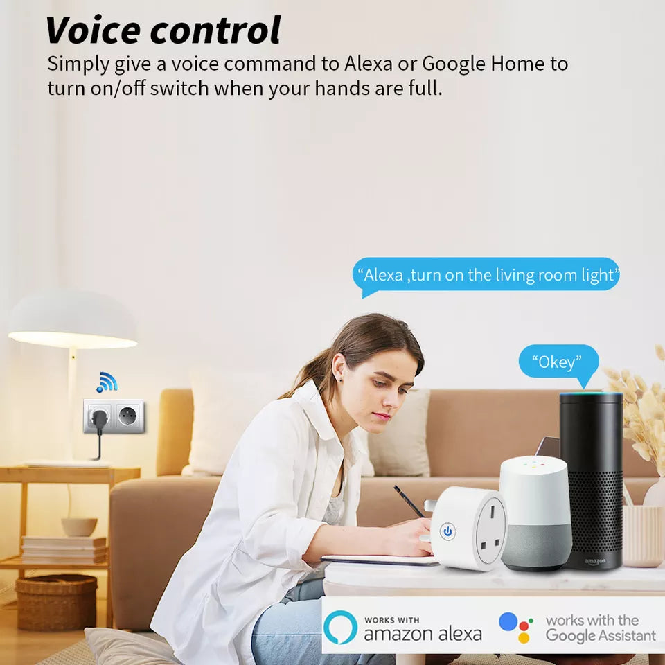 Smart Plug - Monitor your electricity usage - Works with Alexa, Google Home, Smart Life and Tuya - CritchCorp Retail & Wholesale