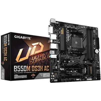 GIGABYTE AM4 B550M DS3H AC M-ATX