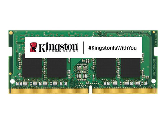 Kingston ValueRAM - DDR4 - module - 8 GB - SO-DIMM 260-pin - 3200 MT/s / PC4-25600 - CL22 - 1.2 V - unbuffered - non-ECC - for Intel Next Unit of Computing 11, 12 - CritchCorp Retail & Wholesale