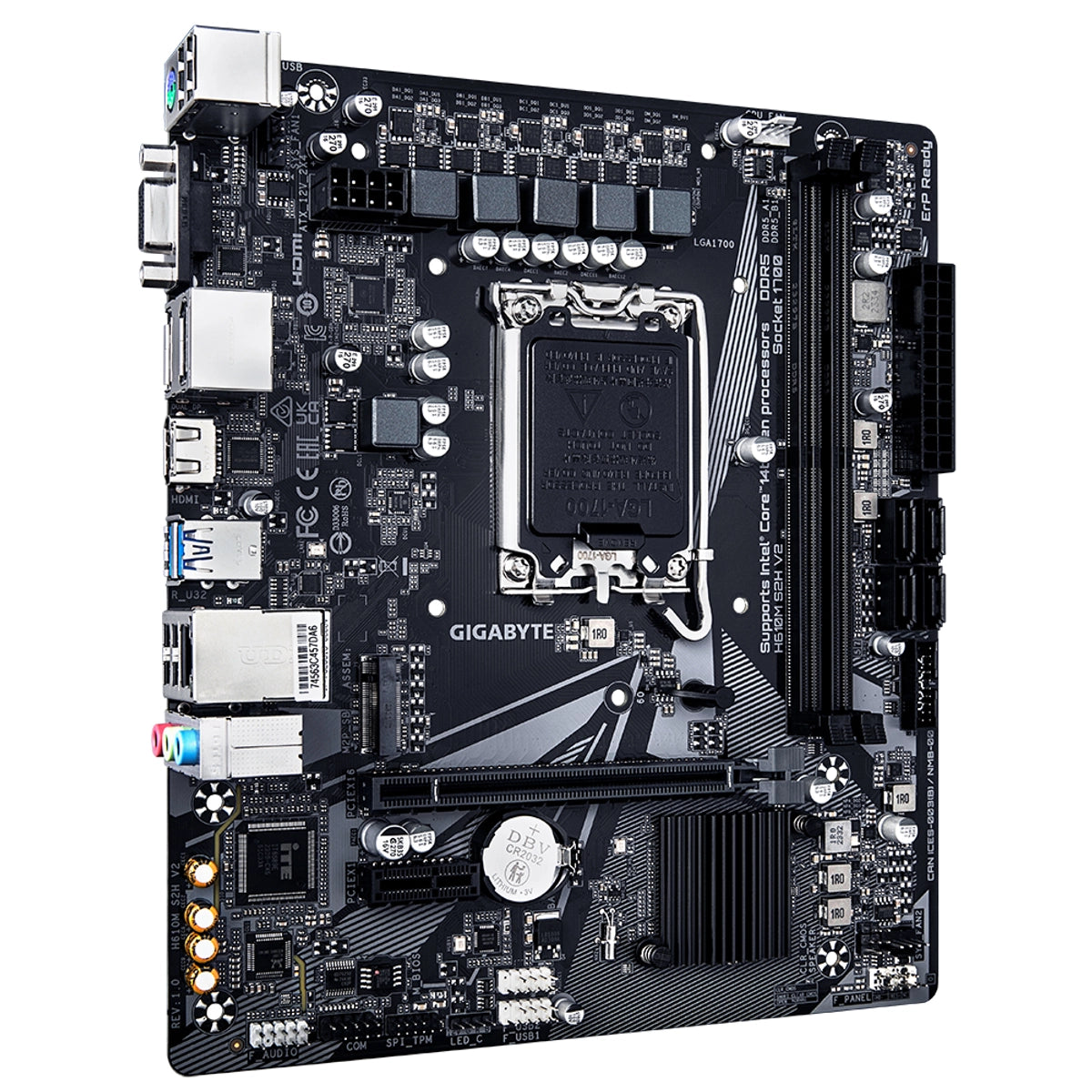 Intel Motherboard 1700 H610M S2H V2 D5 MATX