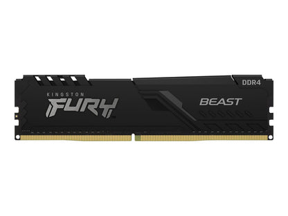 Kingston FURY Beast - DDR4 - module - 8 GB - DIMM 288-pin - 3200 MHz / PC4-25600 - CL16 - 1.35 V - unbuffered - non-ECC - black - CritchCorp Retail & Wholesale