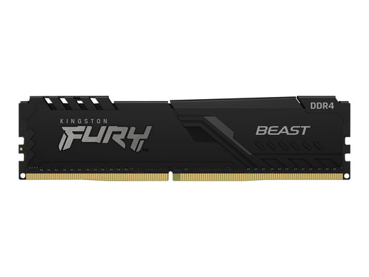 Kingston FURY Beast - DDR4 - module - 8 GB - DIMM 288-pin - 3200 MHz / PC4-25600 - CL16 - 1.35 V - unbuffered - non-ECC - black - CritchCorp Retail & Wholesale