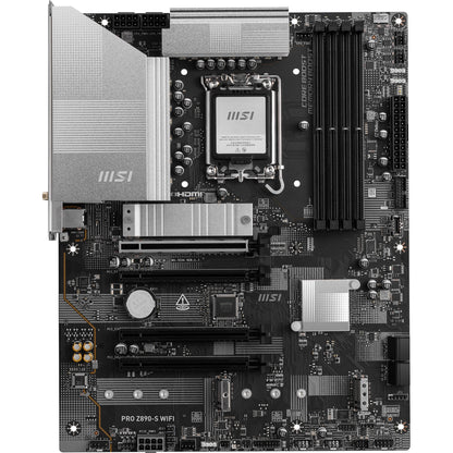 MSI computer motherboard on a white background