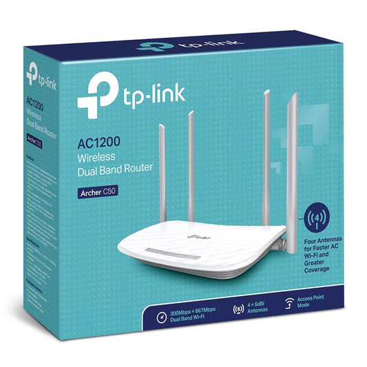 TP-Link Archer C50 - AC1200 Wireless Dual Band Router