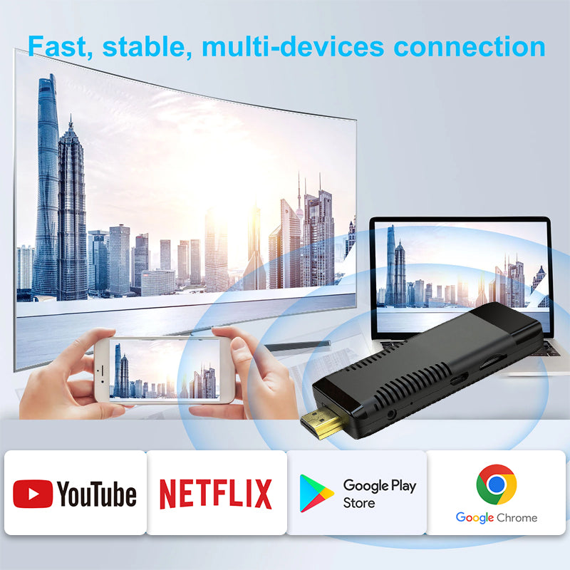 S96 AndroidTV stick 4k 2GB/16GB Bluetooth 5.0 Allwinner H313 2.4/5 Ghz Wi-Fi - CritchCorp Retail & Wholesale