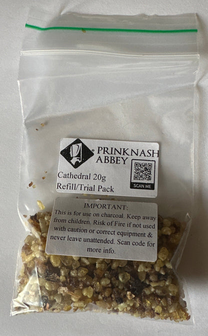 Prinknash Abbey 20g Trial Pack Resin incense  Cathedral Blend