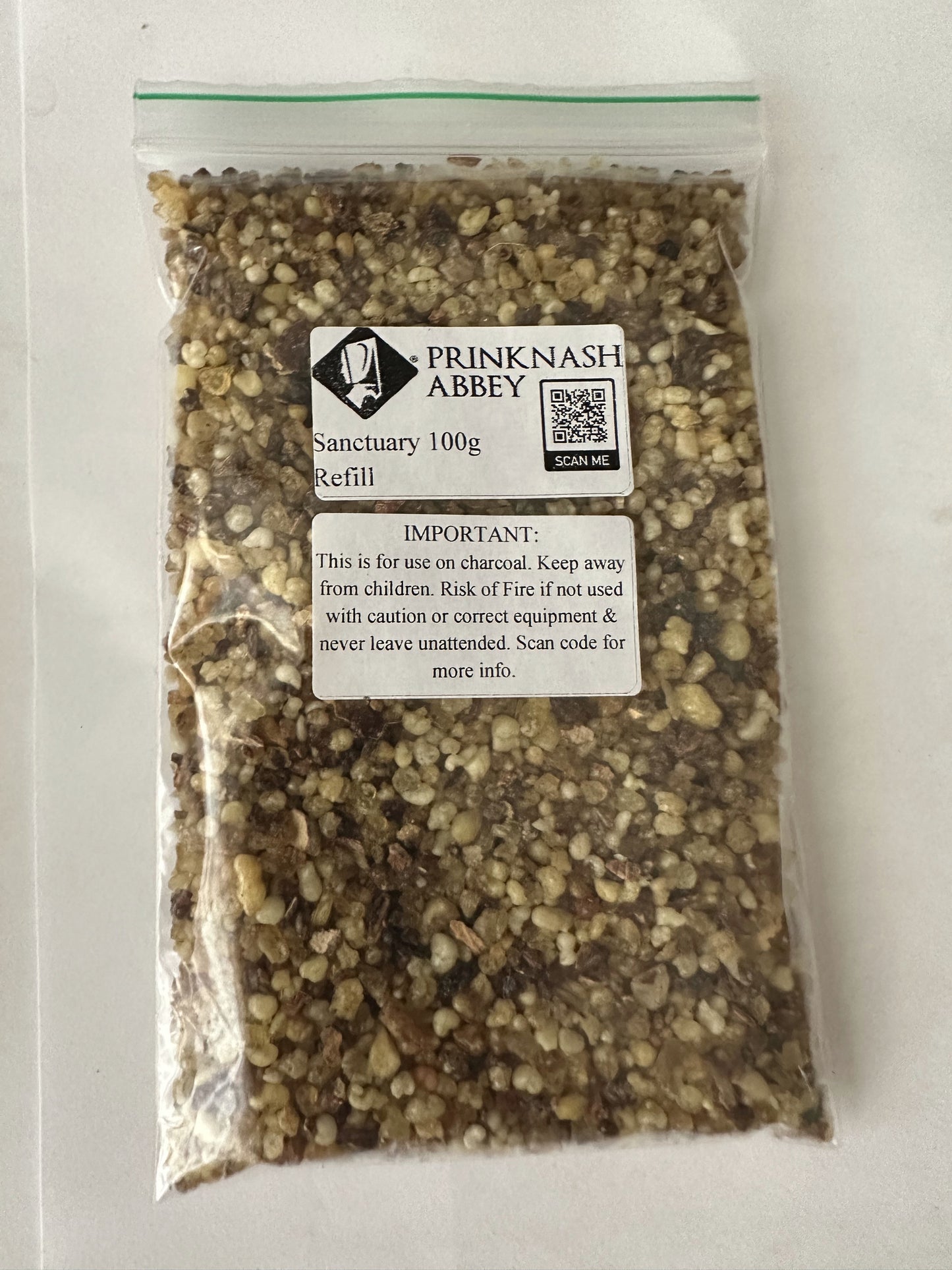 Prinknash Abbey Sanctuary Blend 100g Refill Bag Incense Resin