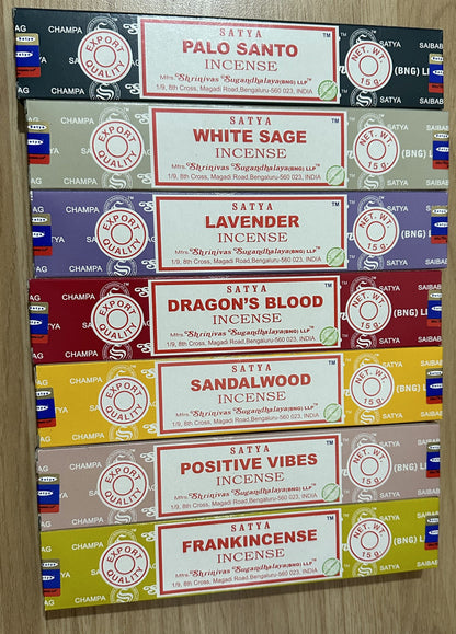 Satya incense sticks - assorted