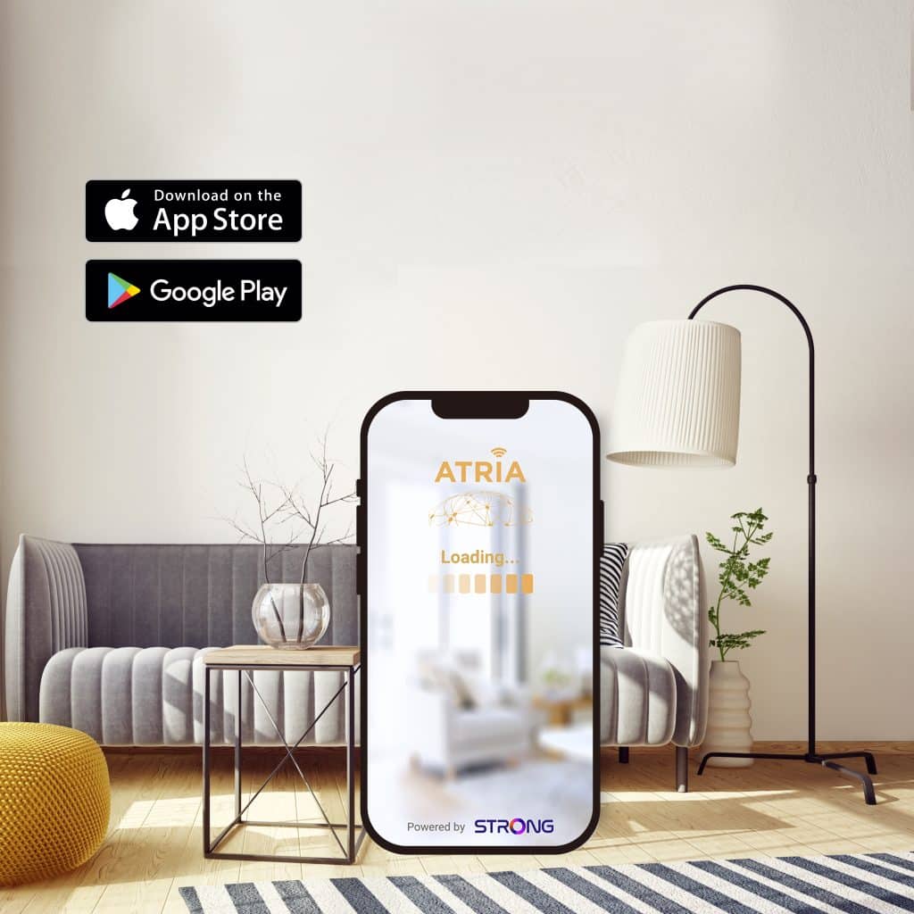 Strong Atria MESH App Store and Play Store App