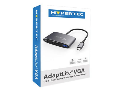 Hypertec AdaptLite VGA - Universal USB-C Adapter with VGA USB3.0