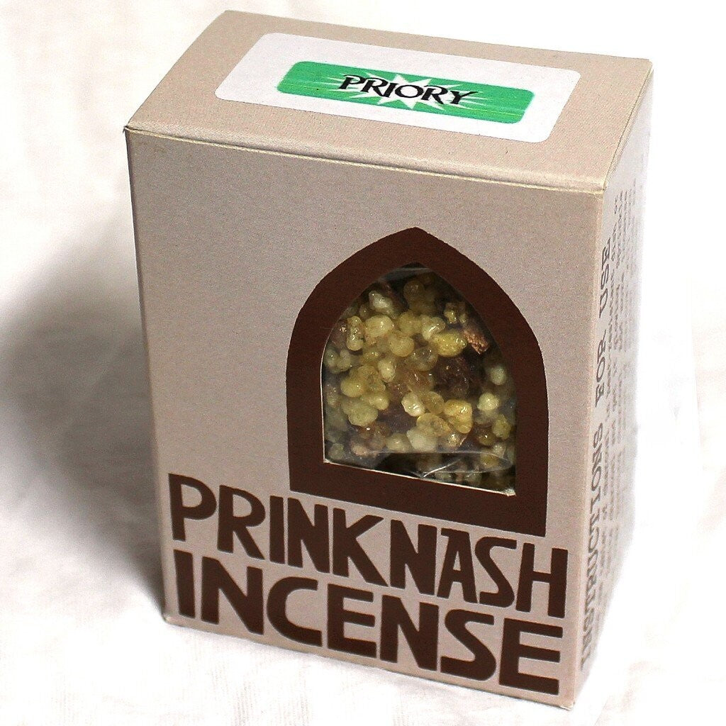 Genuine Prinknash Incense - Gift Set - 50g with quick lighting coal & FREE Multifunction Tongs