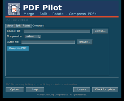 PDF Pilot - Linux Version - CritchCorp Retail & Wholesale