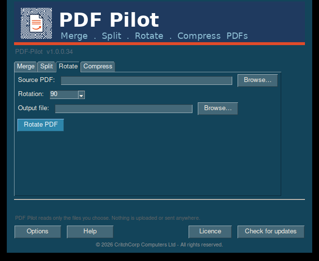 PDF Pilot - Linux Version - CritchCorp Retail & Wholesale