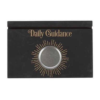 Black Daily Guidance Tarot Card Stand Tealight Holder