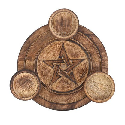 Pentagram Tea Light Candle Holder